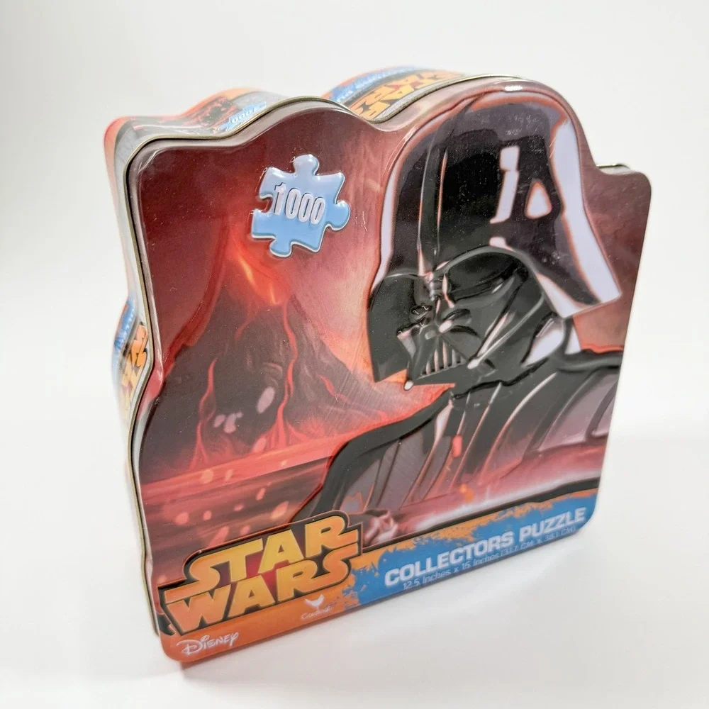 Star Wars Darth Vader Collectors Puzzle 1000 Piece Tin Cardinal Disney Complete